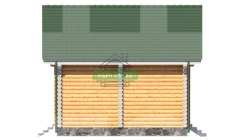 Проект бани Берёзка