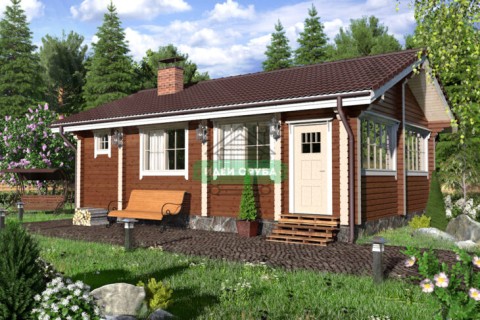 Проект бани Вишня