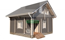 Проект бани Берёзка