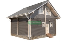 Проект бани Берёзка