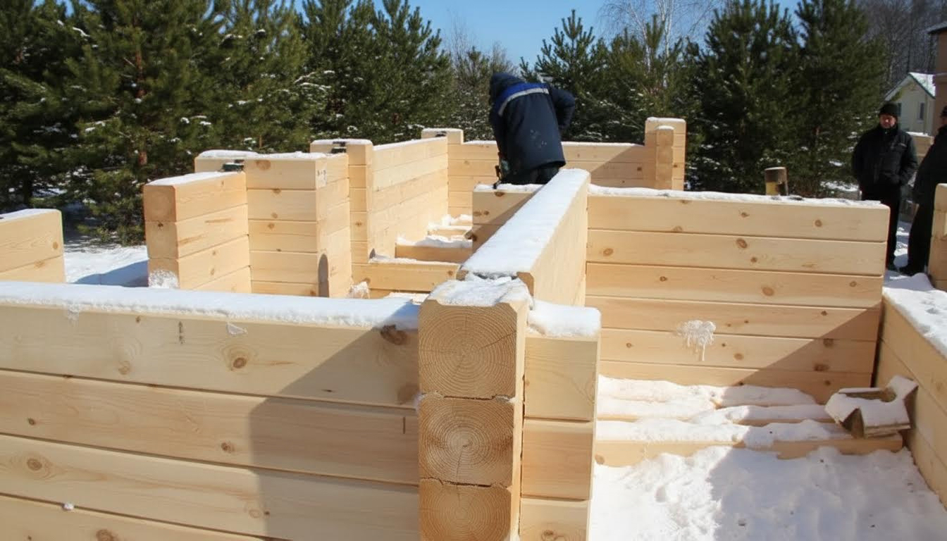 Дома из профилированного бруса: плюсы и минусы