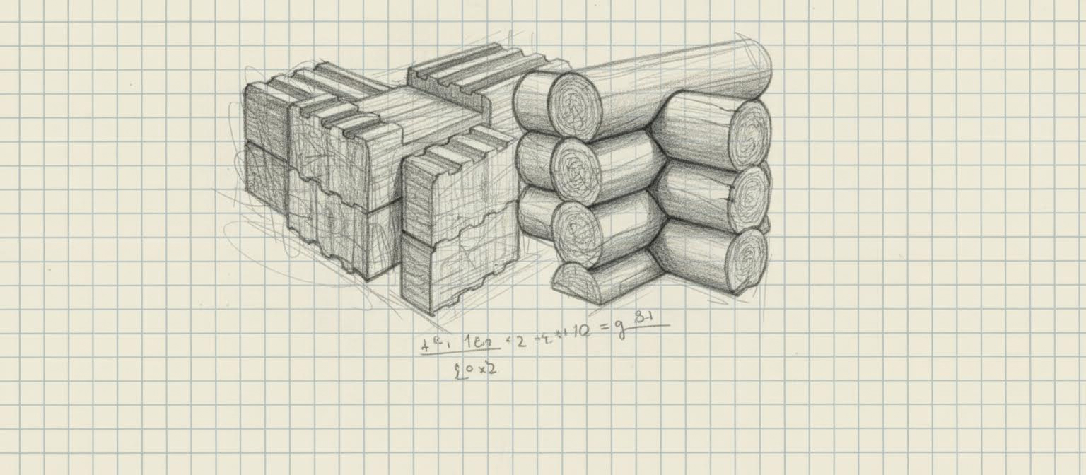 Брус или бревно - что лучше для строительства дома