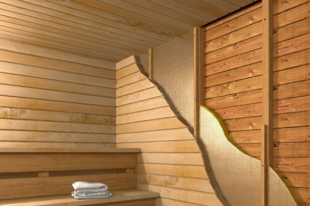 Утепление парилки бани