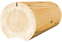 дома и бани из оцилиндрованного бревна